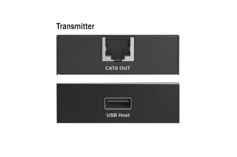 Digitus Przedłużacz (extender) po skrętce kat.6 USB 2.0 do 150m, 4x USB-A do 480 Mbps, 1x RJ45 (Gigabit Ethernet) - zestaw (odbiornik/na