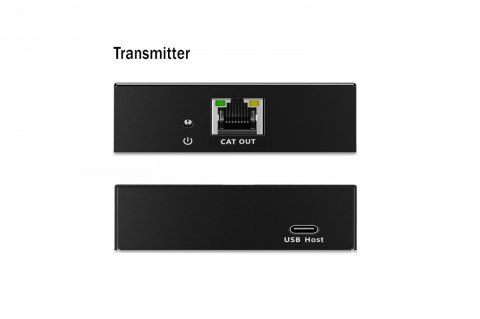 Digitus Przedłużacz (extender) po skrętce kat.6A USB 3.1 Gen1 do 100m, 3x USB-A, 1x USB-C do 5 Gbps, 1x RJ45 (Gigabit Ethernet) - zesta