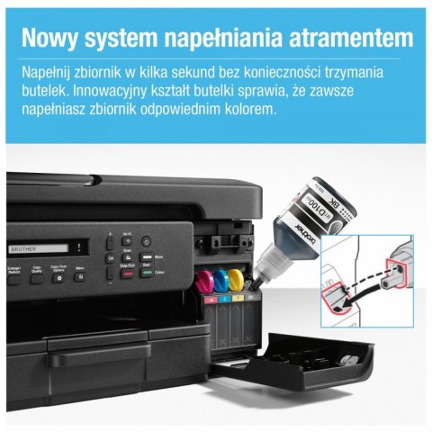 Brother Urządzenie wielofunkcyjne DCP-T730DW RTS A4/USB/WiFi/ADF20/16ipm