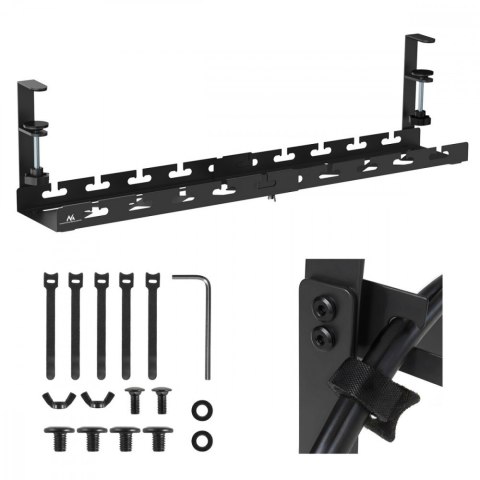 Maclean Organizer podbiurkowy na kable MC-103 B