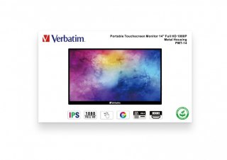 Verbatim Przenośny Monitor dotykowy PMT-14 Full HD