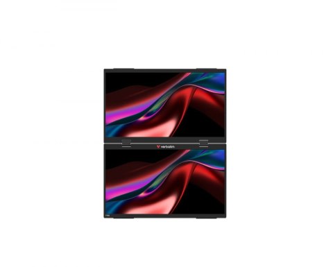 Verbatim Monitor dotykowy DUAL Essentialis 2x 15,6 Full HD 60Hz