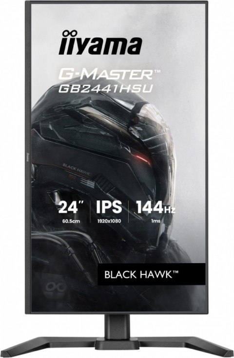 IIYAMA Monitor 23.8 cala GB2441HSU-B1 IPS,FHD,144Hz,1ms,2xUSB,350cd,HDMI,DP,HAS (150) PIVOT