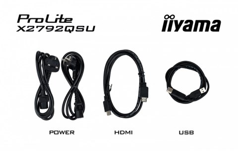 IIYAMA Monitor 27 cali X2792QSU-B1 IPS,QHD,120Hz,HDMI,DP, 350cd,1500:1, cienkie ramki, 2xUSB 3.2, ErP B