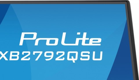 IIYAMA Monitor 27 cali XB2792QSU-B1 IPS,QHD, HAS (150) PIVOT, 120Hz,HDMI,DP, 350cd,1500:1, cienkie ramki, 2xUSB 3.2, ErP