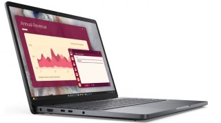 Dell Laptop Dell Pro 14 PC14250 W11P C7 150U/16GB/512GB CL25/FgrPr/FHD IR Cam&Mic/WLAN+BT|14.0 FHD+|BcklKb/3C/65W/3YPS Magnetite colo